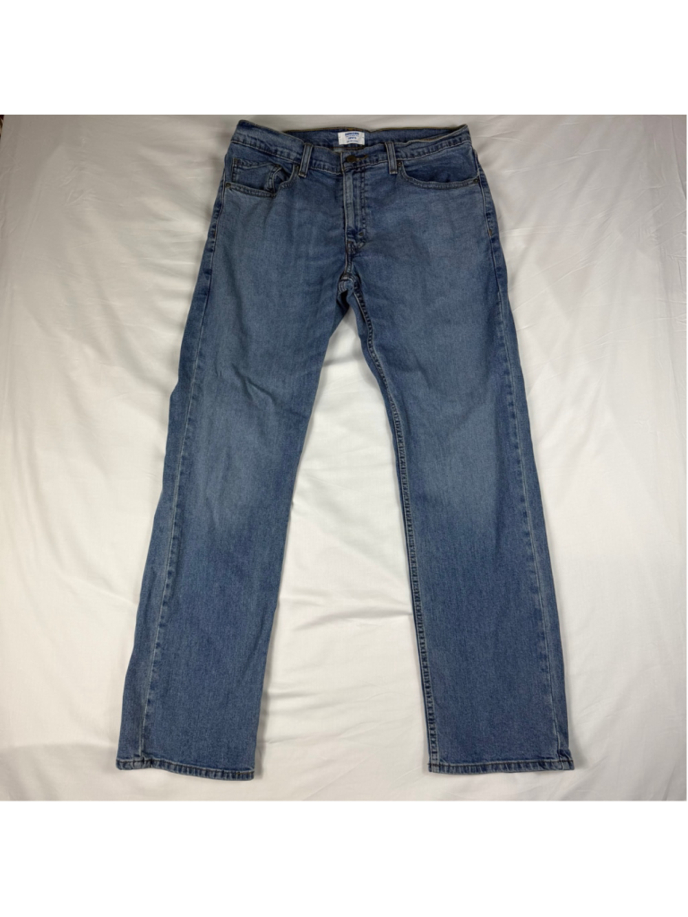 Levi’s Denizen 285 Relaxed Straight Jeans Men 32x32 Light Wash Denim
